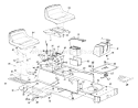 Page H Diagram and Parts List for 13AD674G401 1999 Yard Man Lawn Tractor